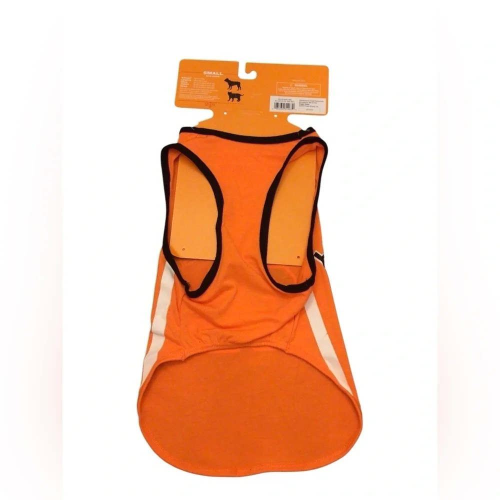 Halloween Dog and Cat Orange Basketball Jersey - Hyde and EEK! size S, M